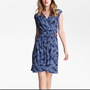 Michael Kors Dress Parasol Faux Wrap XS
